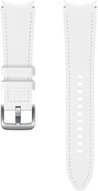 Samsung Hybrid Leather Band - Galaxy Watch4 - 20mm M/L - Wit