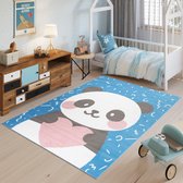 Tapiso Jolly Vloerkleed Dieren Babykamer Kinderkamer Speelkleed Maat- 300x400