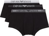 Emporio Armani Cotton Onderbroek - Mannen - zwart - grijs