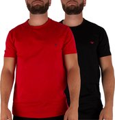 Emporio Armani T-shirt - Mannen - zwart - rood