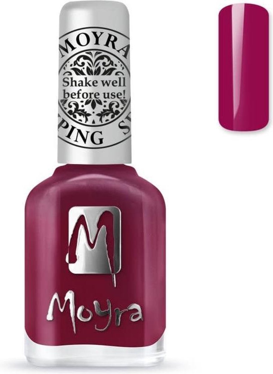 Goedkoopste Moyra Stamping Nail Polish 12ml SP40 AMARANTH RED