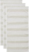Beddinghouse Sheer Stripe set van 3 Handdoeken - 50x100 cm - Zand