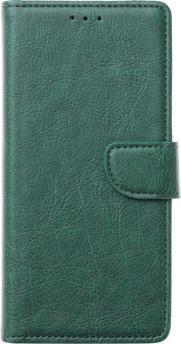 Portemonnee Book Case Hoesje Geschikt voor: Xiamoi Redmi Note 10 lite - groen