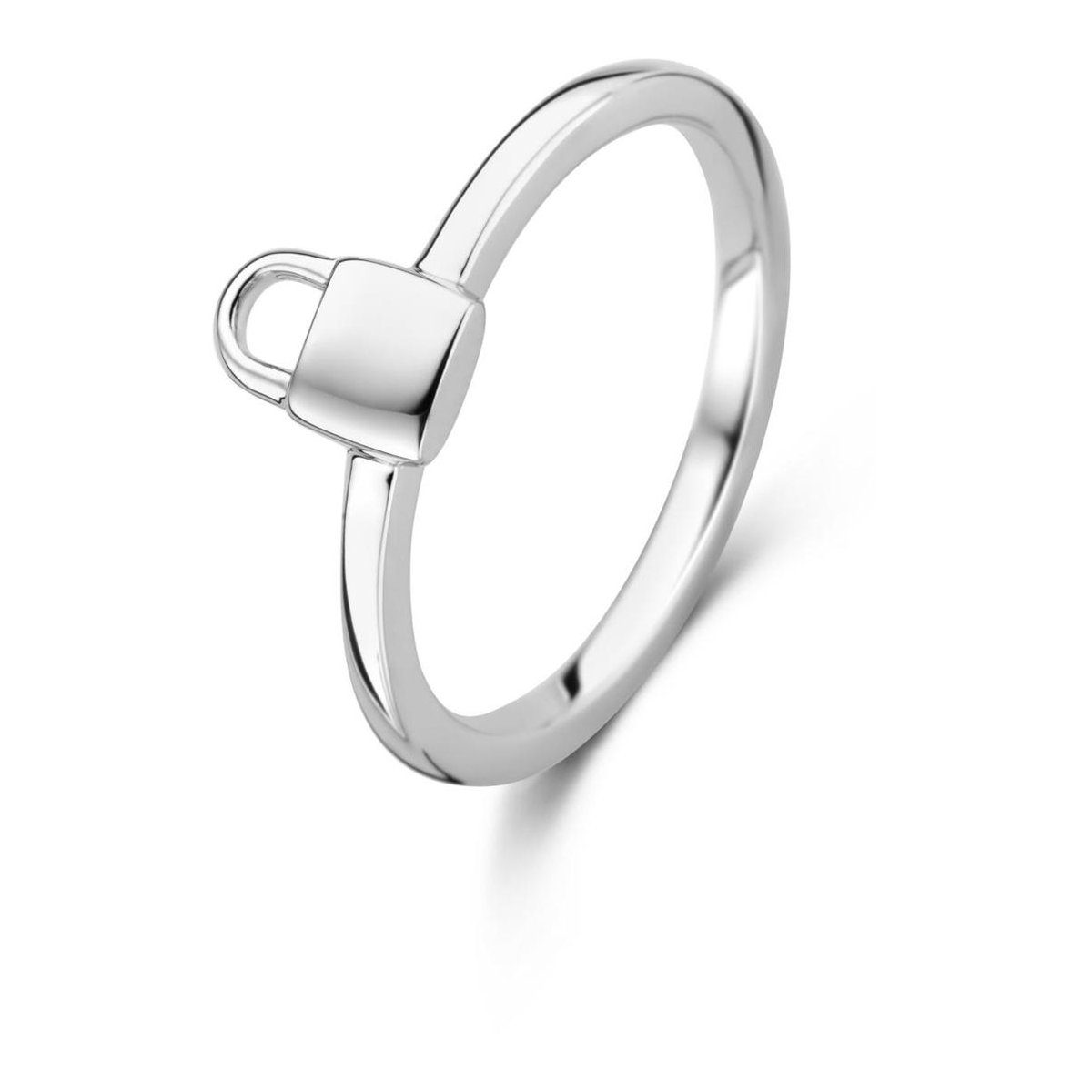 Selected Jewels Julie Dames Ring Zilver - Zilverkleurig - 16.00 mm / maat 50
