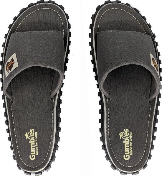 Gumbies Midnight - Tongs Homme Noires Taille 42 - Sandales Écologiques En Matériaux Recyclés