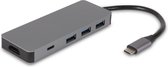 SBVR EV36 - 6 in 1 USB-C Adapter - HDMI en 2* USB-C - Voor o.a. Macbook en HP