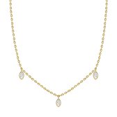 Glanzstücke München Dames-Ketting 925 Zilver Zirkonia One Size 88544404