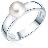 Valero Pearls Parel ring Sterling zilver Gekweekte zoetwaterparels wit