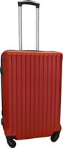 Travelerz reiskoffer met wielen 54 liter - lichtgewicht - cijferslot - rood (9204)
