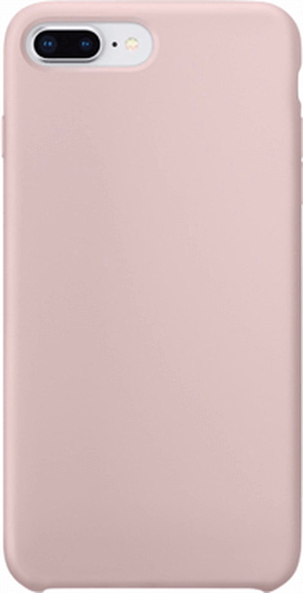 Geschikt voor: iPhone 8 Plus Siliconen Back Cover - pink sand