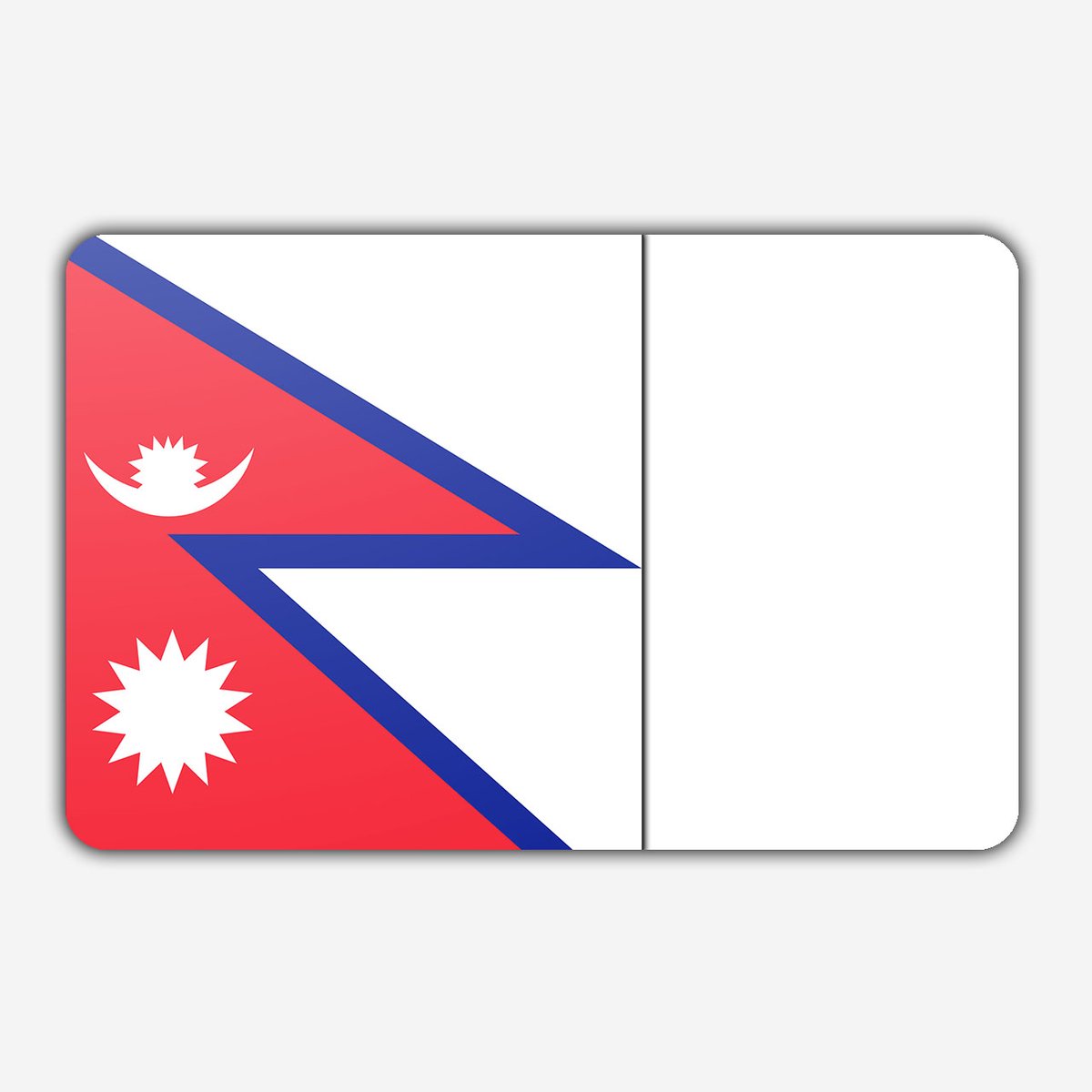 Vlag Nepal - 100 x 150 cm - Polyester