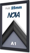 5 PACK Nova Kliklijsten A1 59.4 x 84.1 cm aluminium zwart – wissellijst - posterlijst