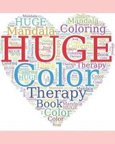 HUGE Color Therapy Mandala Coloring Book