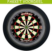 Dartbord met Verlichting Voordeelpakket (Zwart) + Dual Core + Lena DeLuxe