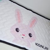 Speelkleed konijntje 195 x 145 Deluxe EXTRA DIK - Liefboefje - Groot Speelkleed Baby - Speelmat Kinderen - Babymat XL - Kindervloerkleed - Kraamcadeau - Speelkleed Kinderen - 50+ d