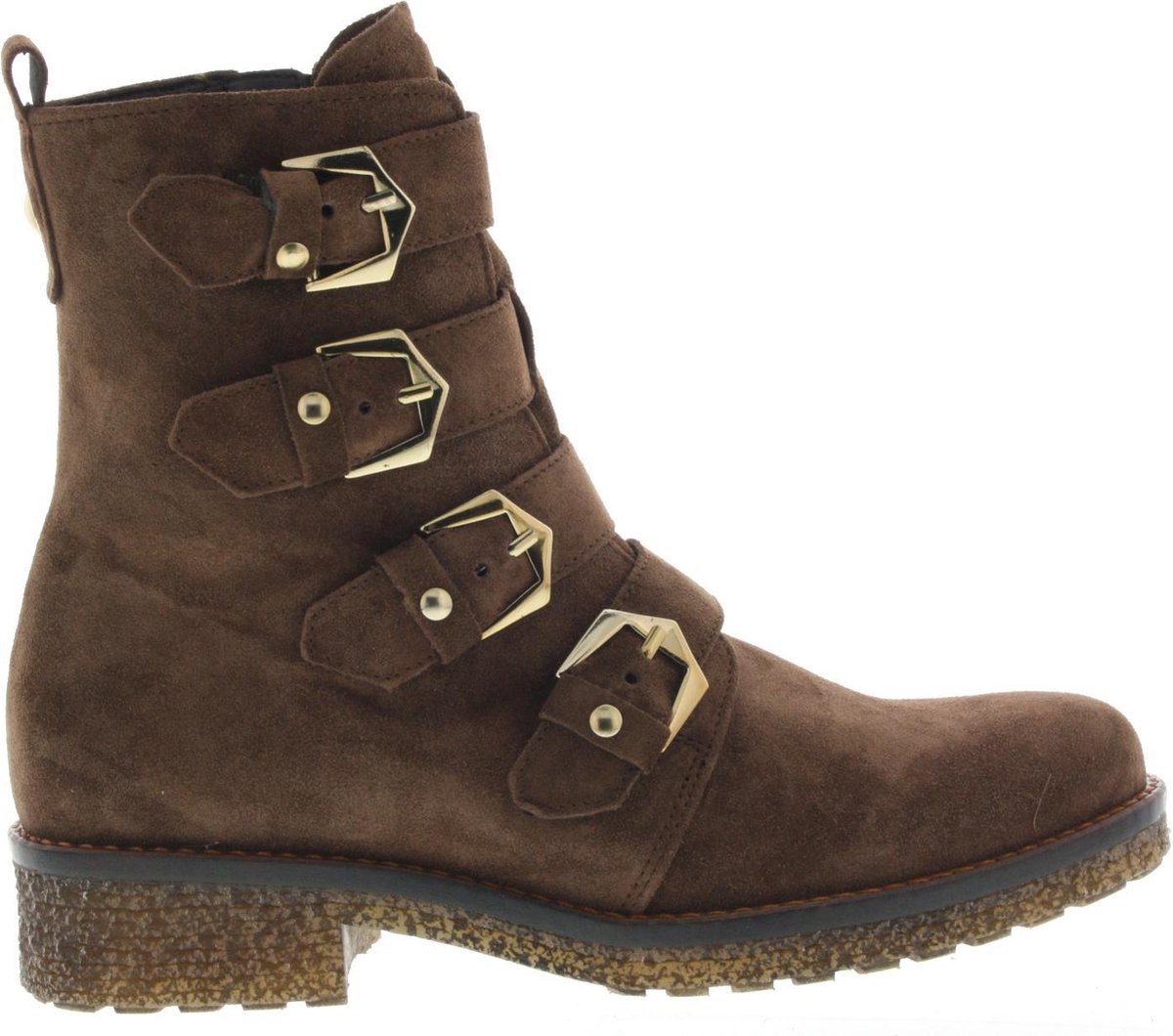 Gabor Comfort biker boots cognac - Maat 38 | bol.com