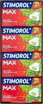 Stimorol | Max Splash Aardbei Limoen Kauwgom | 16 x  22gr