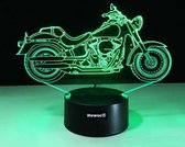 Hewec® Optische 3D illusie lamp Motorbike