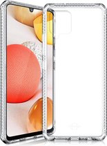 Itskins Hoesje Geschikt voor Samsung Galaxy A42 - Itskins Hybrid Clear Backcover - Transparant