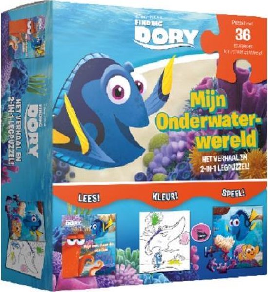 Disney Pixar Finding Dory - het verhaal en 2-in-1 legpuzzel