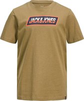 Jack & Jones t-shirt jongens - groen - JORswirle - maat 140