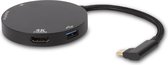 SBVR EV08 - USB C Hub - 4 poorten USB-C Adapter - HDMI (4K) - Displayport (4K) - USB-C 3.1 - USB-A 3.0 - Voor MacBook Air & Pro / Dell / HP / Android / Asus