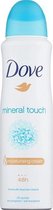 Dove natural touch Women  - 150 ml - deodorant spray - 6 st - Voordeelverpakking