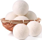 Boules de séchage en laine 6 pièces - Boules de sèche-linge - Boules de séchage - Boule de lavage - Durable