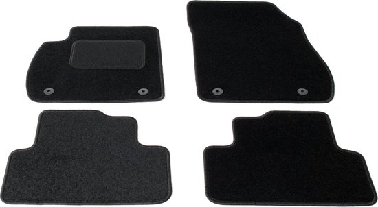 Tapis de sol personnalisés - tissu noir - convient pour Opel Zafira C à  partir de 2011 | bol.com