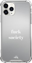 iPhone 12 Pro Max Case - Fuck Society - Mirror Case