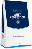 Body & Fit Whey Perfection - Proteine Poeder / Whey Protein - Eiwitshake - 4540 gram (162 shakes) - Perzik & Mango