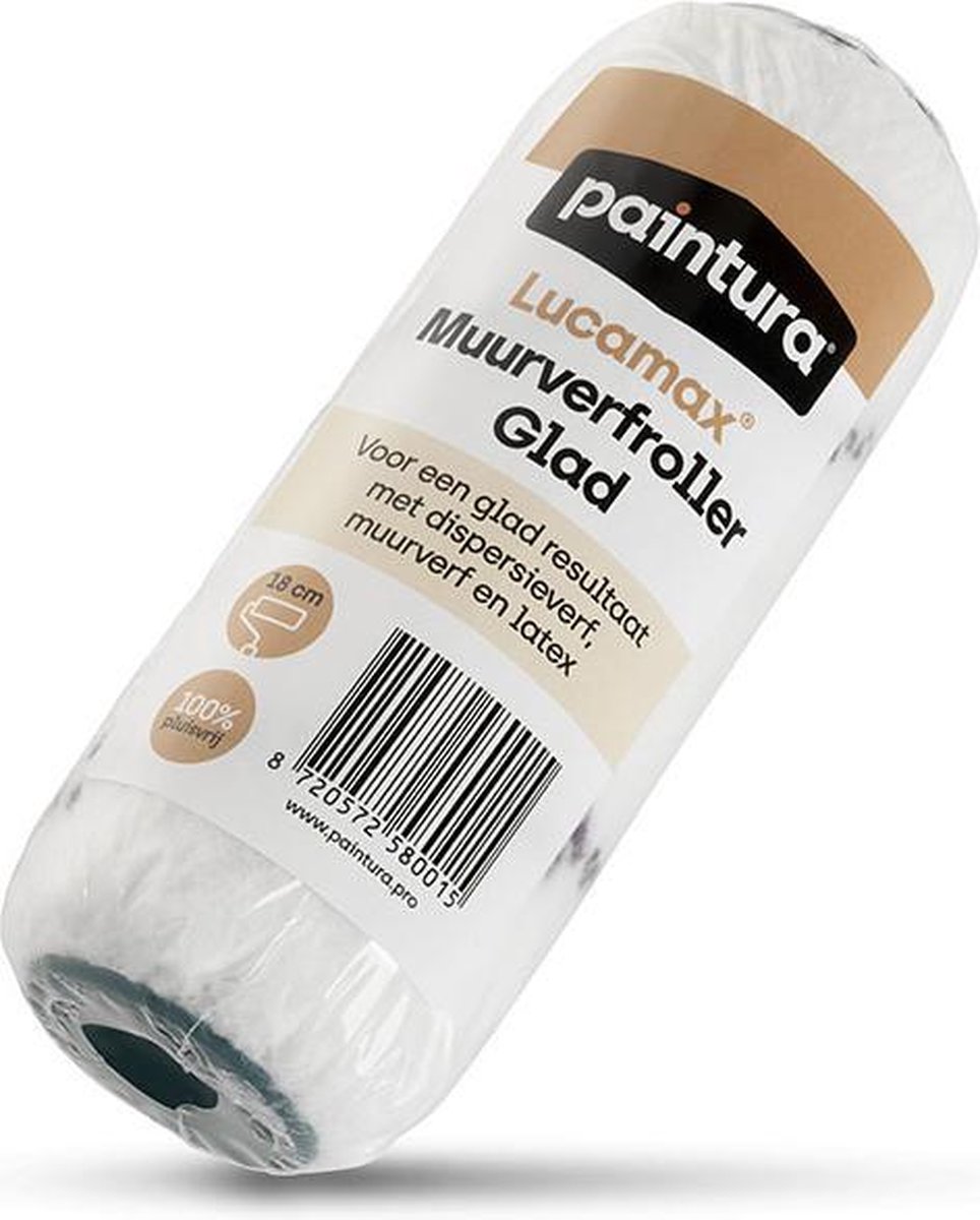 Paintura Lucamax Muurverfroller Glad 18 Cm Per Stuk