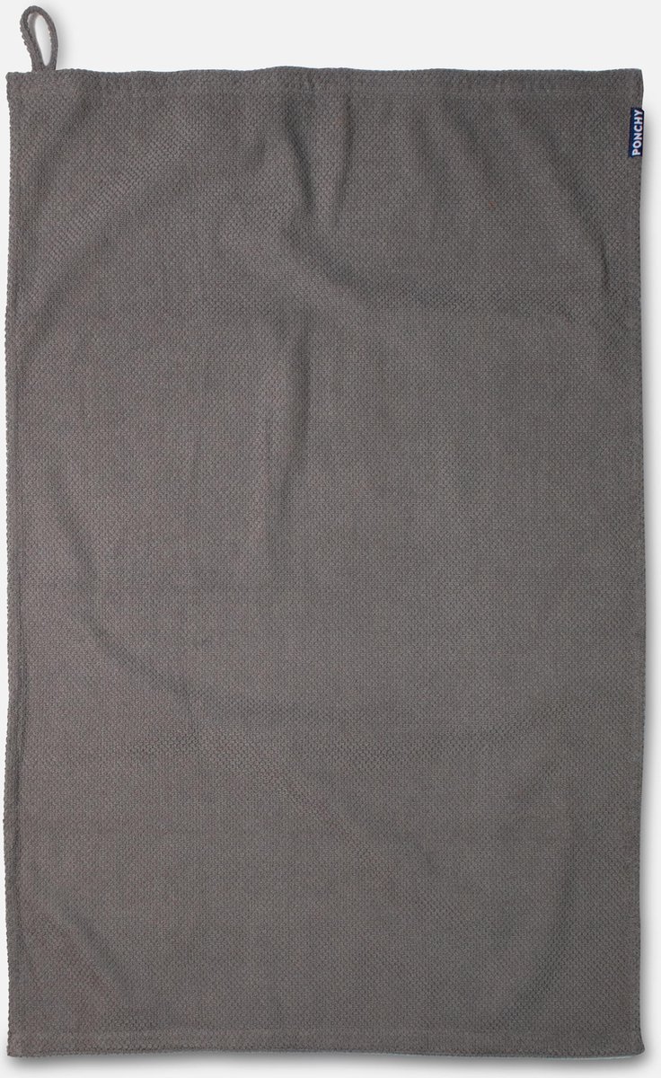 Ponchy - Cinza Escuro - Handdoek - Groot - Strandlaken 100x200cm