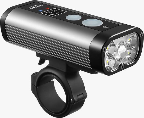 Ravemen PR2400 phare de vélo USB rechargeable 5 LED faisceau HiLo avec télécommande sans fil et batterie externe - 2400 lumen