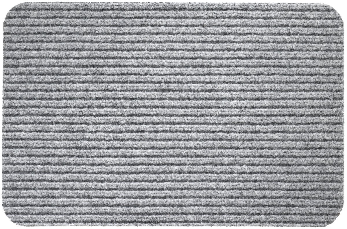MD-Entree MD Entree - Deurmat - Ribmat - Mallin Grey - 50 x 80 cm Grijs