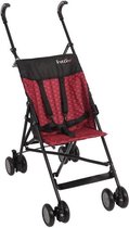TROTTINE Cantor vaste wandelwagen met riet -Nami rood