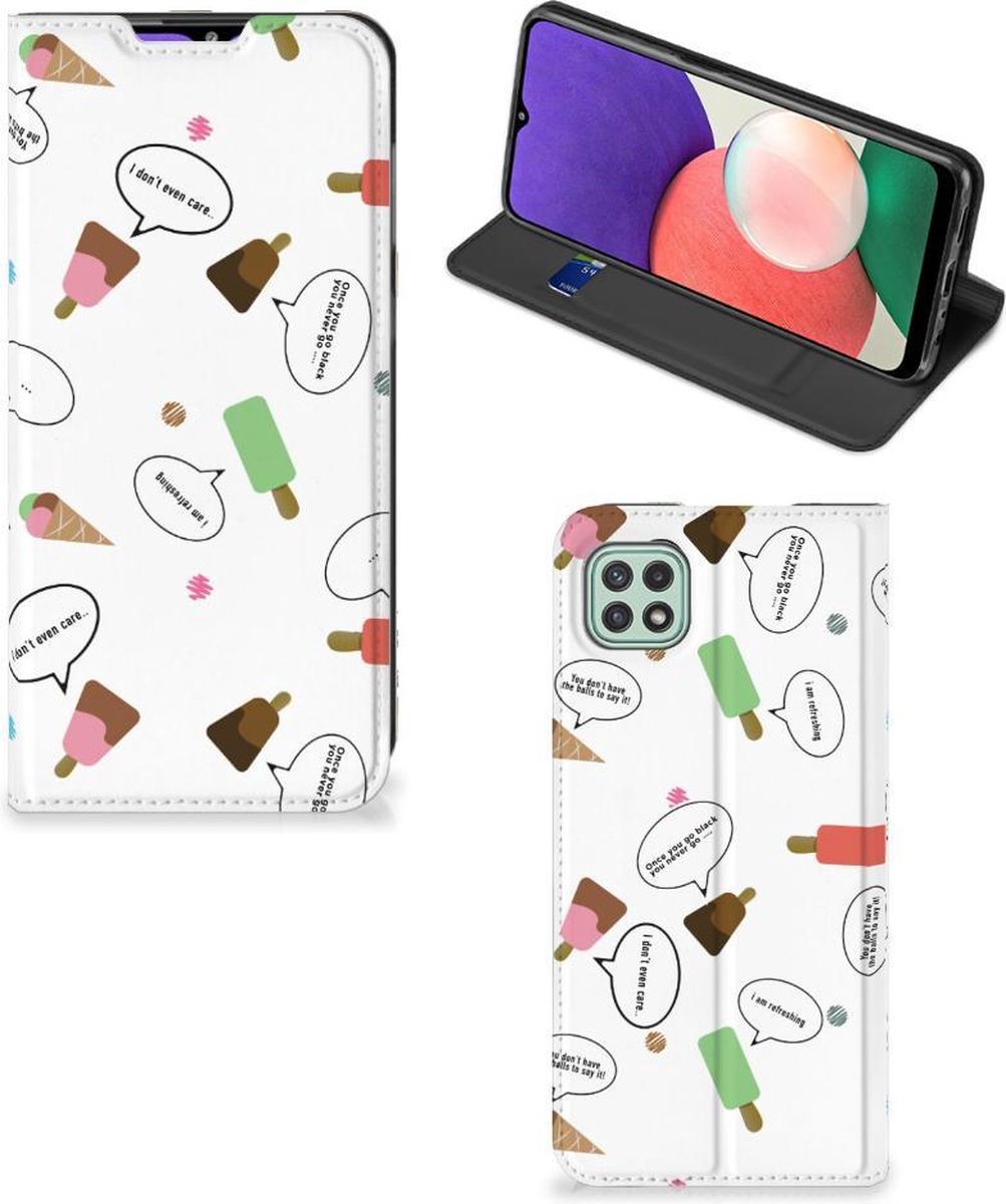 Samsung Galaxy A22 5G Flip Style Cover IJsjes