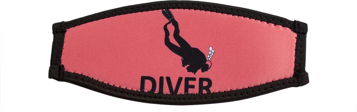 Maskstrap neopreen slide diver roze