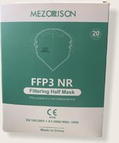 Inuk Mezorrison FFP3 mondkap 20 stuks - Per stuk verpakt in retaildoos - Certified Premium Quality - Official Dealer