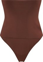 Maidenform Tame Your Tummy High Waist Thong Firm Control Vrouwen Onderbroek - Bronze - Maat M