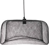 PTMD Belton Zwart mesh ijzeren hanglamp