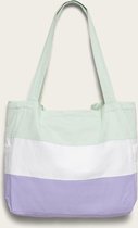 Omay Classic Bag Enjoy - Schoudertas voor Dames - Shopper - 45x10x41 cm - Handmade