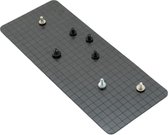 Magnetische Schroeven Mat - Raster -  16,5 x 6,5  cm - Reparatiemat - Screwpad