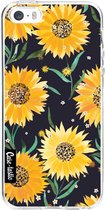 Casetastic Apple iPhone 5 / iPhone 5S / iPhone SE Hoesje - Softcover Hoesje met Design - Sunflowers Print