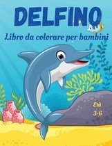 Libro da colorare delfino