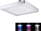 LED Regendouchekop - Temperatuurindicatie - Douchekop regendouche - LED douchekop - 20 x 20 cm