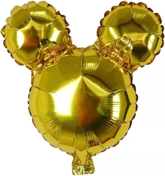 Mickey - Minnie Mouse - Folie - Ballon - Disney - Feest - Decoratie - Goud