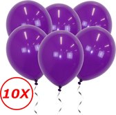 Paarse Ballonnen 10St Feestversiering Verjaardag Ballon