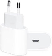 iPhone 12 oplaadstekker 20W USB-C Power oplader - Wit - Geschikt voor Apple iPhone 12 - Apple iPad - USB-C Apple Lightning |Snellader iPhone 12 / 11 / X / iPad / 12 Pro Max / iPhone 12 Pro | 