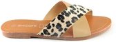 Muiltjes Halima Beige Leopard 37